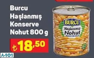 BURCU HAŞLANMIŞ KONSERVE NOHUT BURCU HAŞLANMIŞ KONSERVE NOHUT